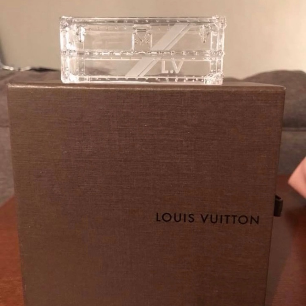 Louis Vuitton trunk paper weight Authentic NWOT